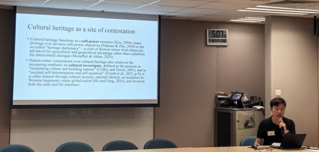 Sheng Zou 教授在香港浸会大学论坛上介绍研究
