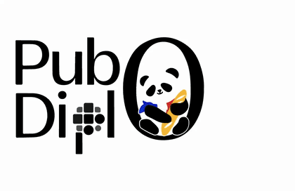 PubDiplo – animated project logo / logo animé du projet