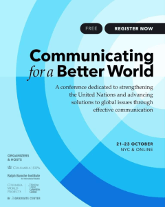 Communicating for a Better World — New York, October 21–23, 2026 / 21–23 octobre 2026